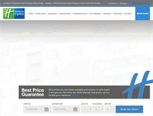 Tablet Screenshot of holidayinnexpressottawawest.com